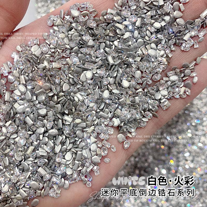 [white·mini small premium zircon] single