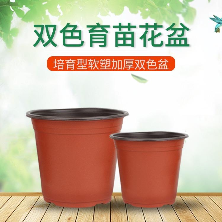 Plastic Flower Pot Manufacturers Wholesale Multi-Colored Succulent Pots, Gardening Essentials, Seedling Multi-Colored Flower Pots, Pp Soft Plastic Flower Pots