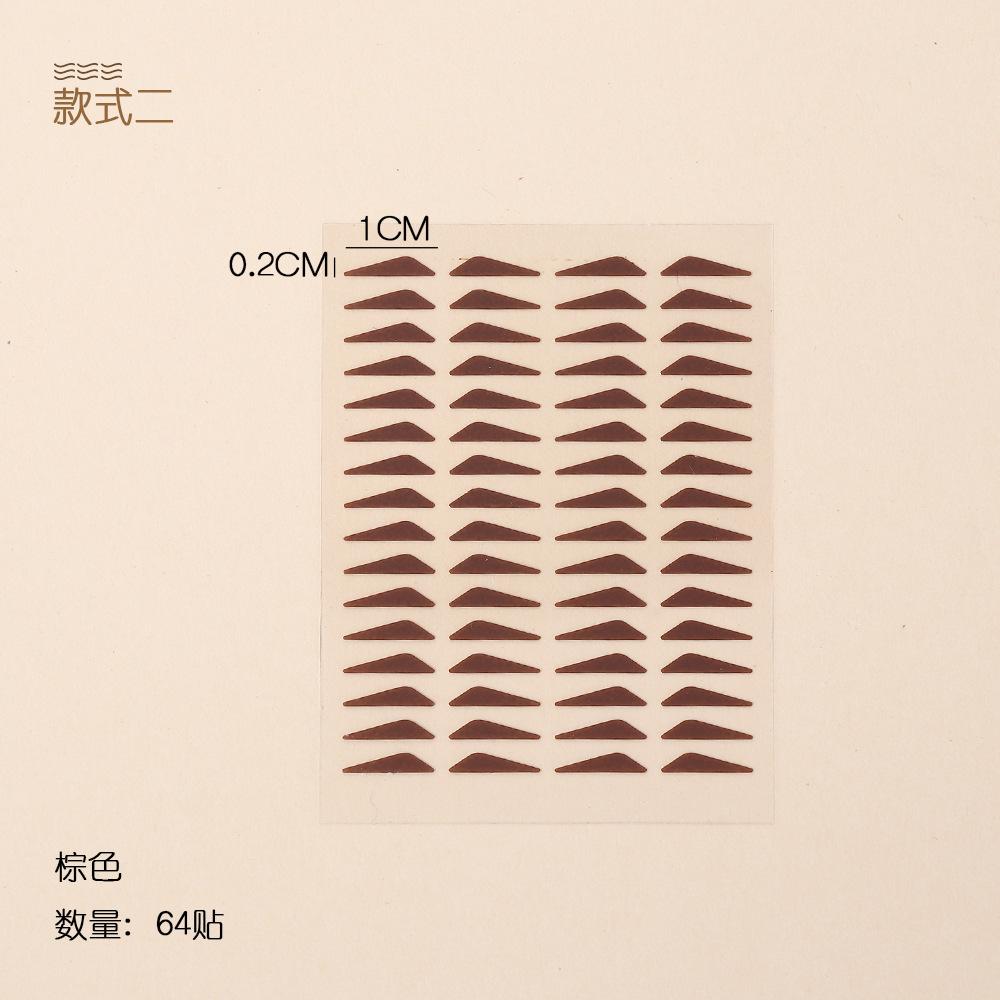 Eyeliner stickers / Brown 64 stickers