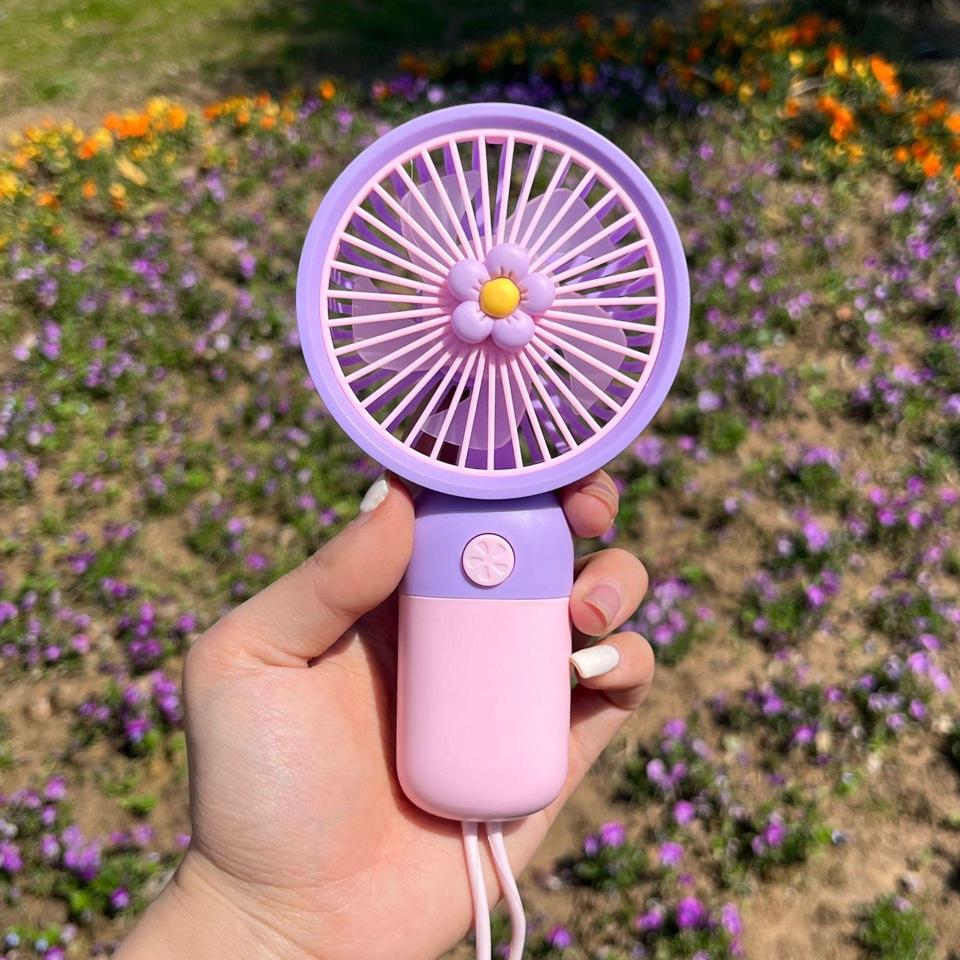 6*8*16 / Pink flower fan