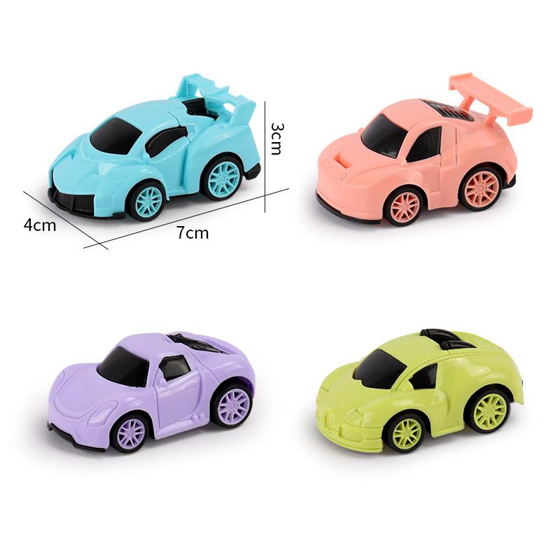 4-color Q version pull-back car - price of 1 piece