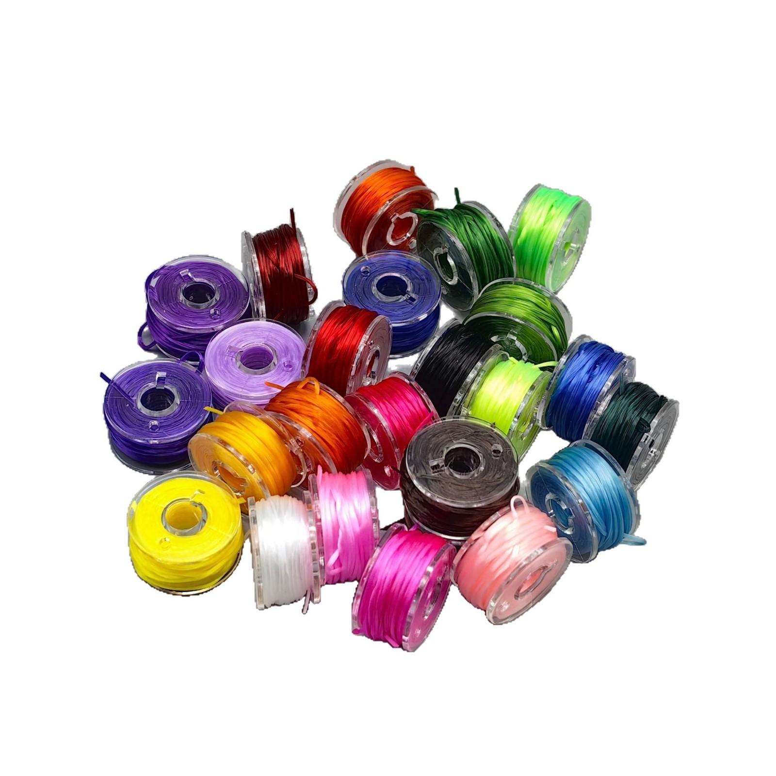 Small roll trial flat silk stretch diy gift beaded bracelet text play color duke line handmade accessories thumbnail 4