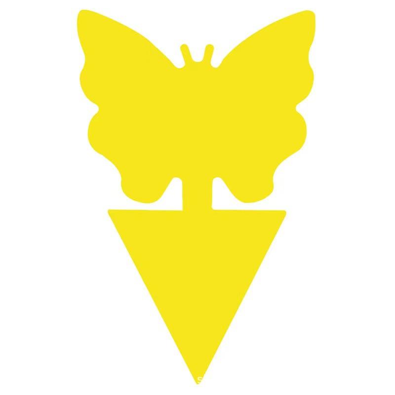 Cross-Border Foreign Trade Amazon Double-Sided Flower-Shaped Sticky Insect Trap, Special-Shaped Butterfly-Shaped Flower Gardening thumbnail 5