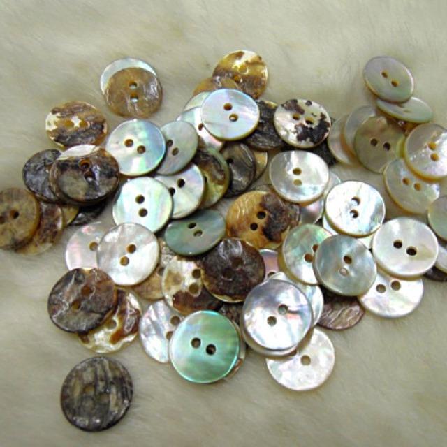 Marswell Real Shell Button Buckle Knitwear Wool Sweater Casual Clothing DIY Natural Button