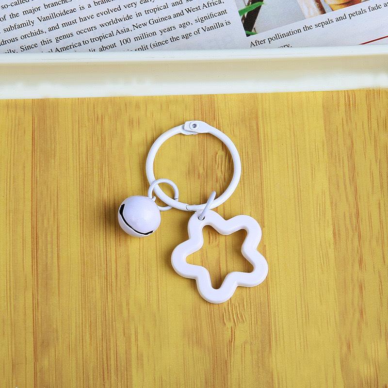 [White] five-pointed star + ring + 14mm Bell