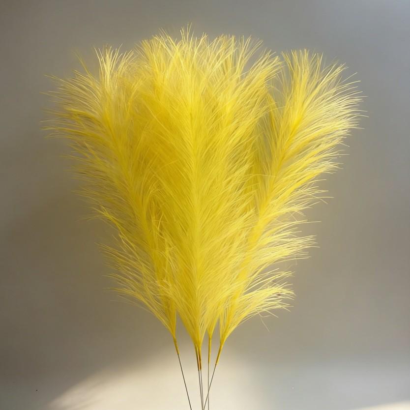 Fluorescent yellow single strand 43cm