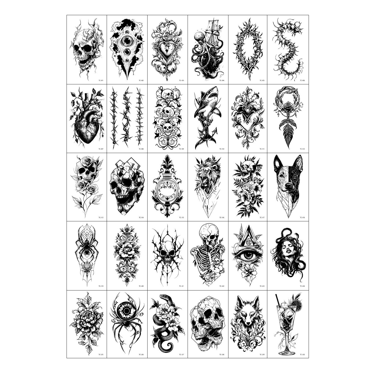 5.7*9.7cm (quantity: 30 for a set) / Tc-i package set of 30 sheets