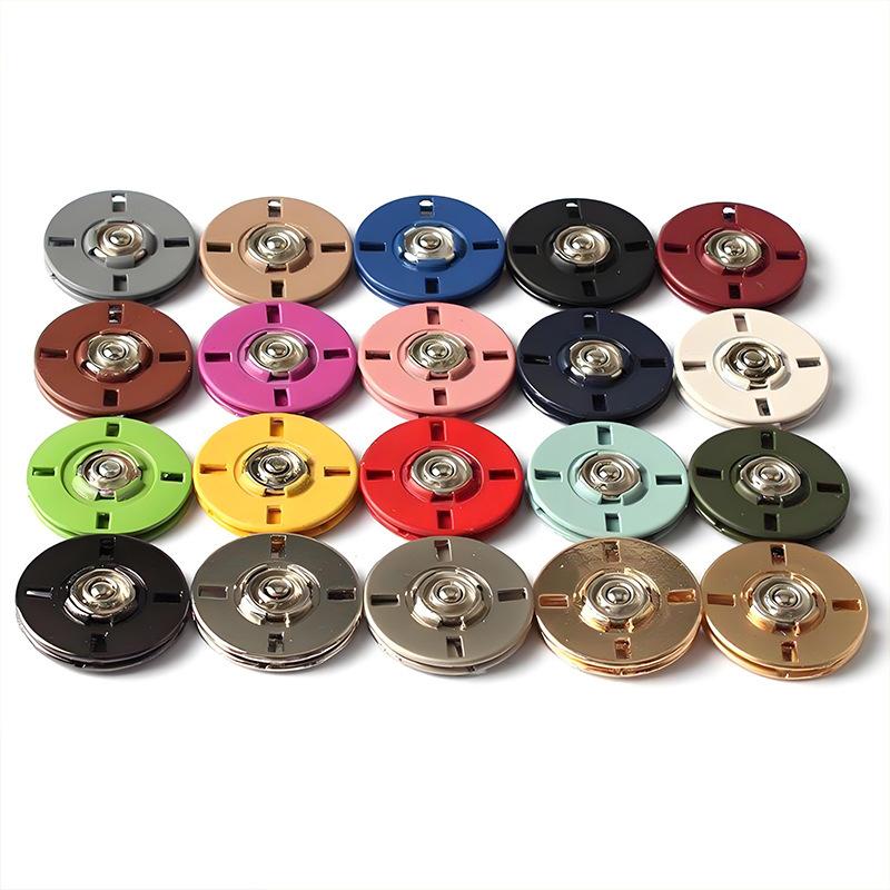 Customized Metal Buttons, Clothing Accessories, Suit Coat Buttons, Invisible Hidden Buttons, Cross Buttons, Colorfulful Mother-In-Law Hand-Sewn Buttons thumbnail 3