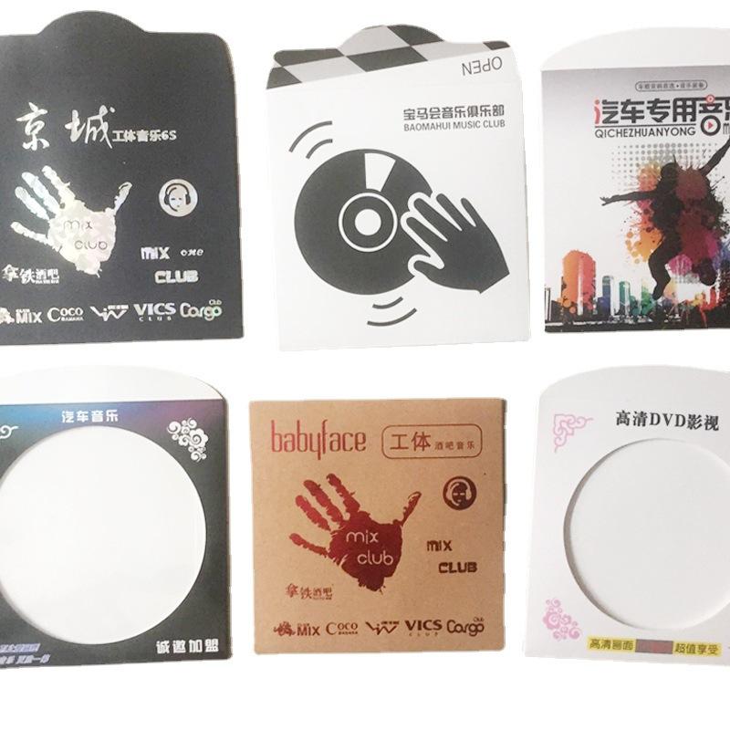 Factory direct supply guzheng string packaging bag retro fan bag horn comb paper bag CD Kraft paper bag production Wholesale thumbnail 5