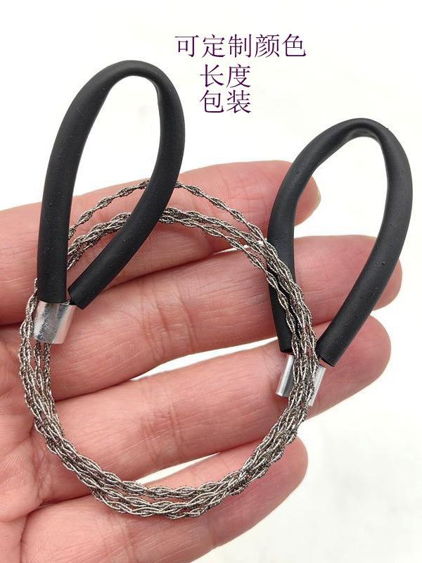 Leather Case Outdoor Chain Saw Hand Saw Blade Wire Saw Manual Saw Steel Wire Saw Ultra-Thin Pocket Saw Hand-Pulled Steel Wire Rope Saw
