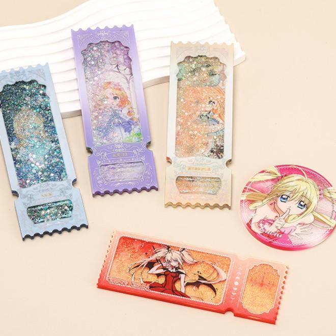 Acrylic anime ticket stub customization