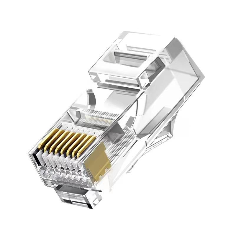 Category 6A Rj45 8P8C Pure Copper Unshielded Network Cable Connector for Gigabit Transmission thumbnail 2