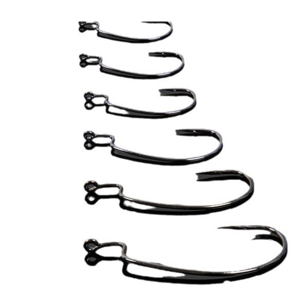 Lure Worm Hook Soft Worm Hook Texas Rig Crank Hook Fishing Accessories Weihai Fishing Gear Wholesale Fishing Line thumbnail 5