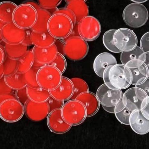 2.2cm transparent red film / 2*2cm