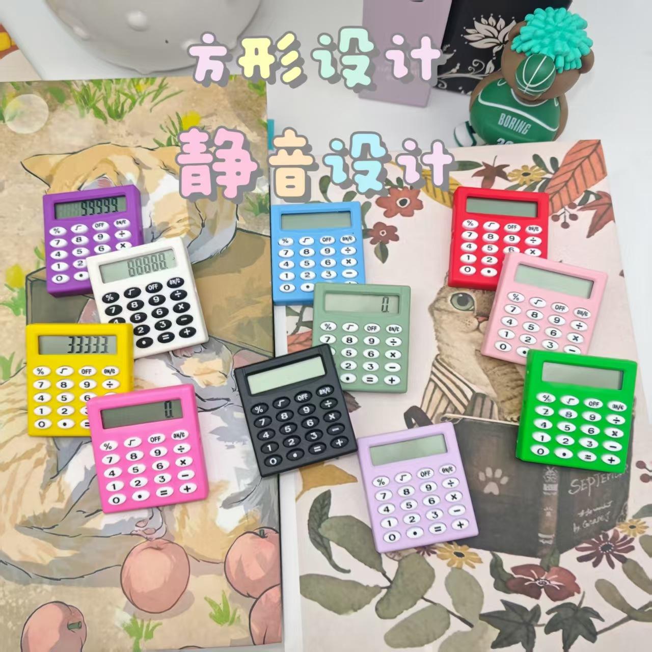 Mini Ins Silent Computer, Compact, Silent, Good-Looking, Cute, Student Junior High School Calculator, Convenient for Exams thumbnail 3