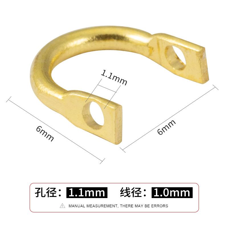 6x6mm gold / Single bulk