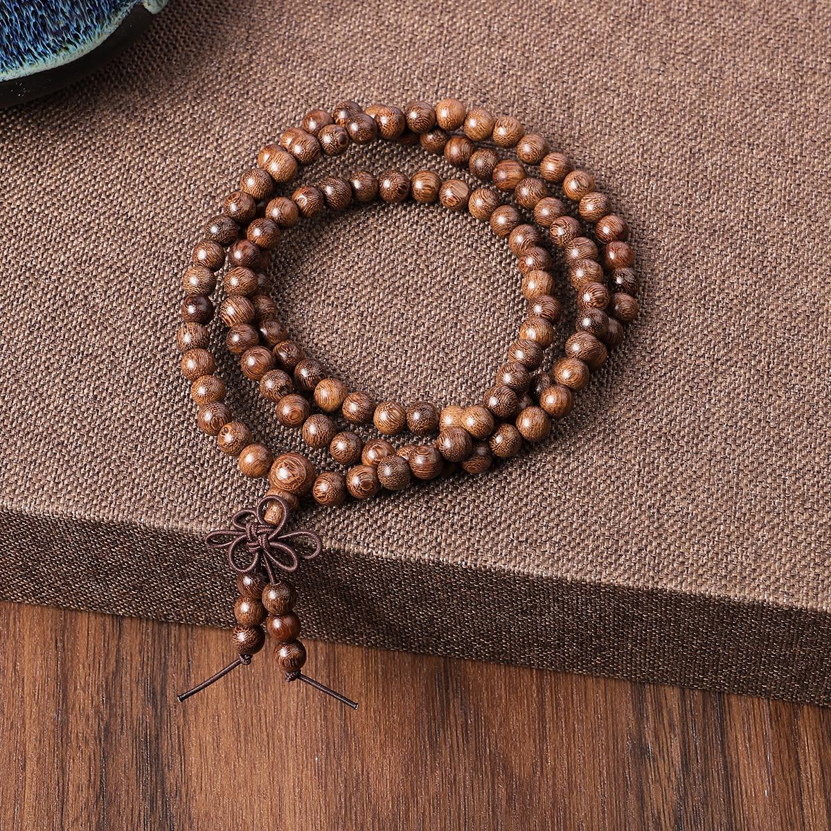Golden sandalwood / 6mm (loose beads)