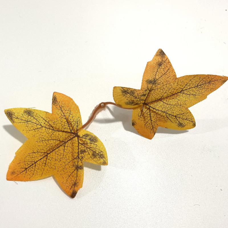 Silk-screen small 5-horn Maple Leaf