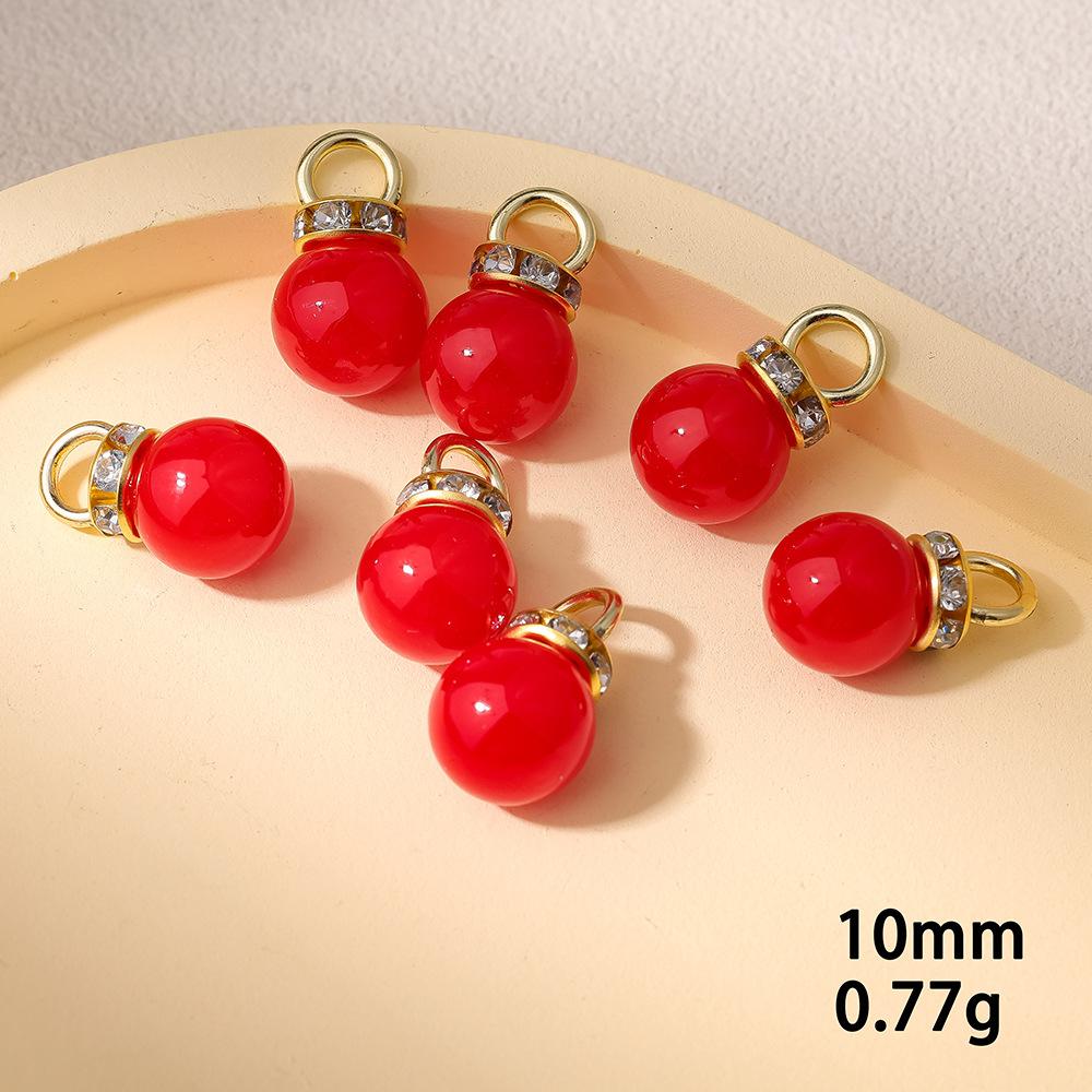 Red gold circle / 8mm