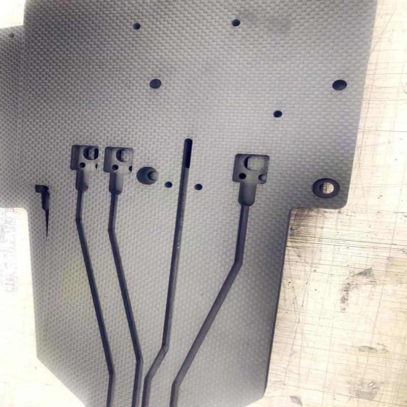 Cnc Carbon Fiber Plate Processing and Engraving DIY Composite Material Plate Carbon Fiber Drone Products Carbon Plate Processing thumbnail 2