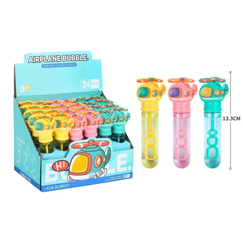 Airplane bubble wand