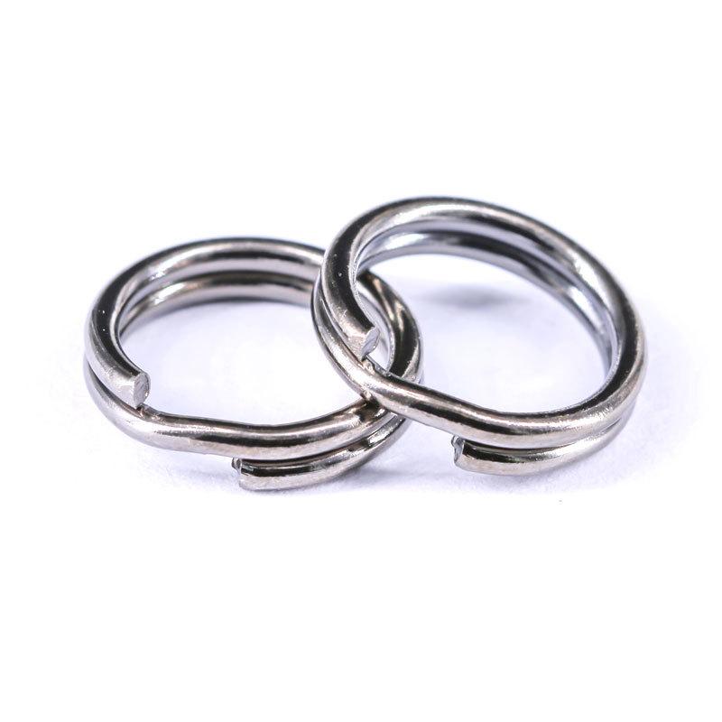 Sea Fishing Accessories, Fishing Gear Supplies, High-Strength Stainless Steel Double-Ring Bait Connectors, Reinforced Connection Rings, Lure Double Rings thumbnail 5