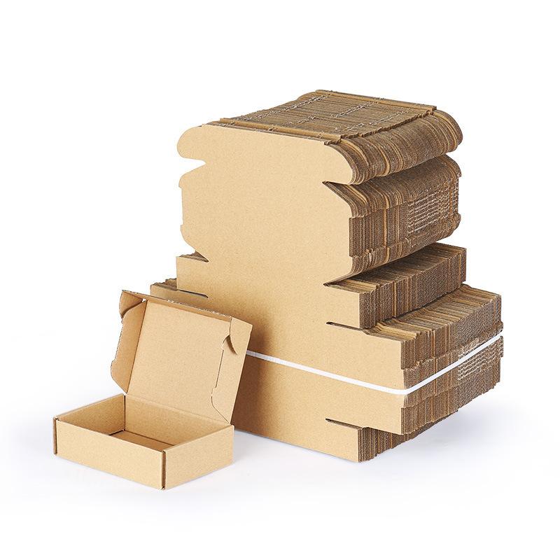 In-Stock Wholesale Reinforced Corrugated Cardboard Boxes for Express Delivery, Square Packaging for Hard Cardboard Airplane Boxes