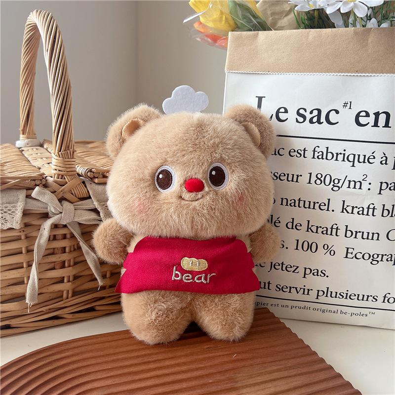 Red apron bear / Boutique 8-inch/single price/color mix and match