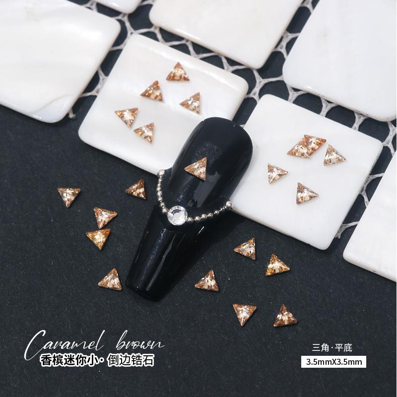 [triangle·fine zirconium] 3x3mm single