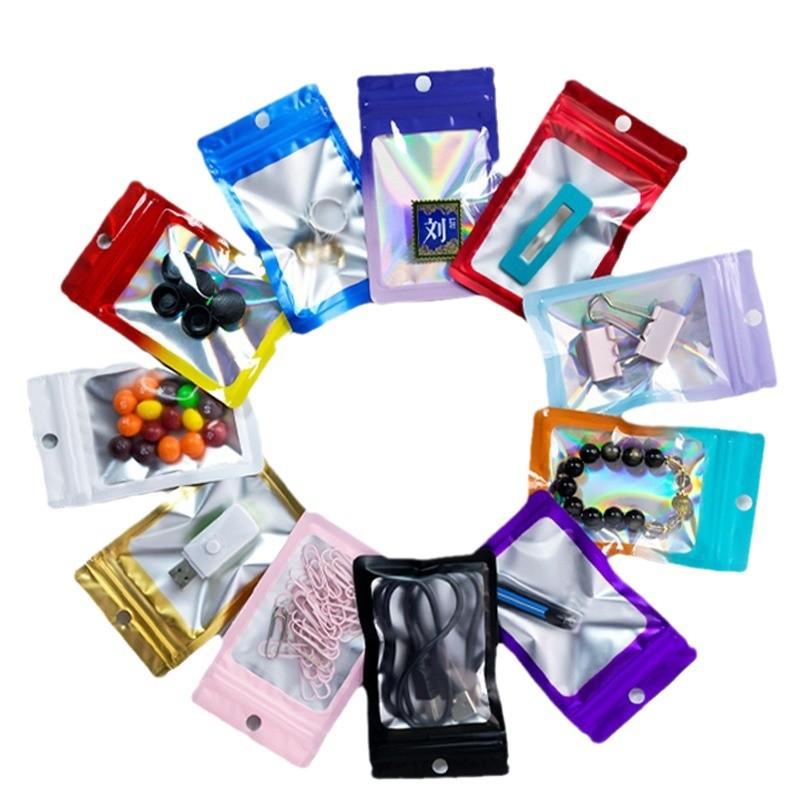 Nut Packaging Bags, Cosmetic Aluminum Foil Bags, Jewelry Sealing Zipper Bags, Mobile Phone Accessories Colorful Self-Sealing Bags, Aluminum Foil Bags thumbnail 5