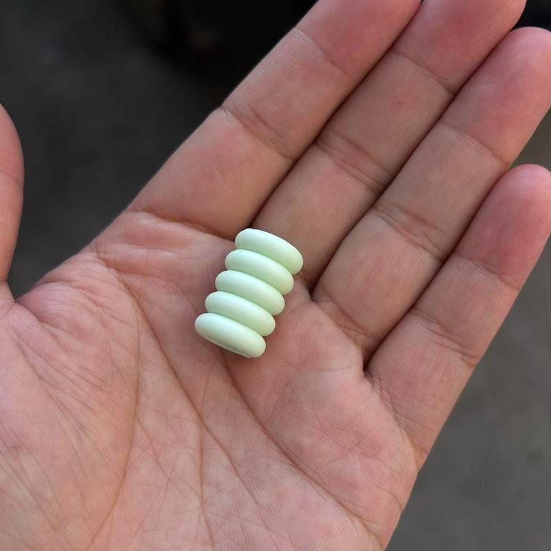 5 sections soft circle light green