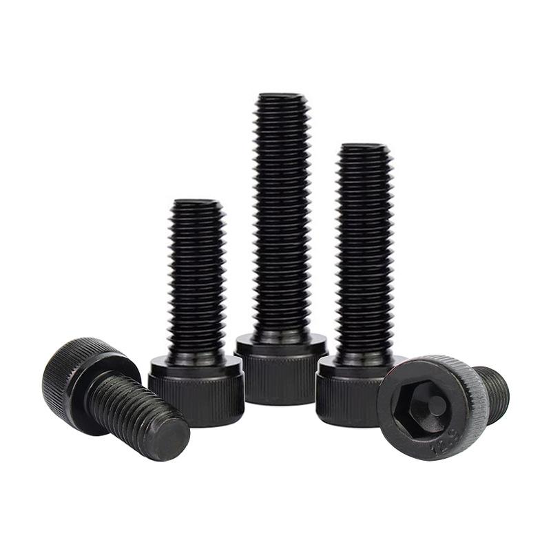 Grade 12.9 Cylinder Head Hexagon Socket Screw Cup Head Hexagon Socket Screw Black M1.4M2M8M10-300 Wholesale thumbnail 5