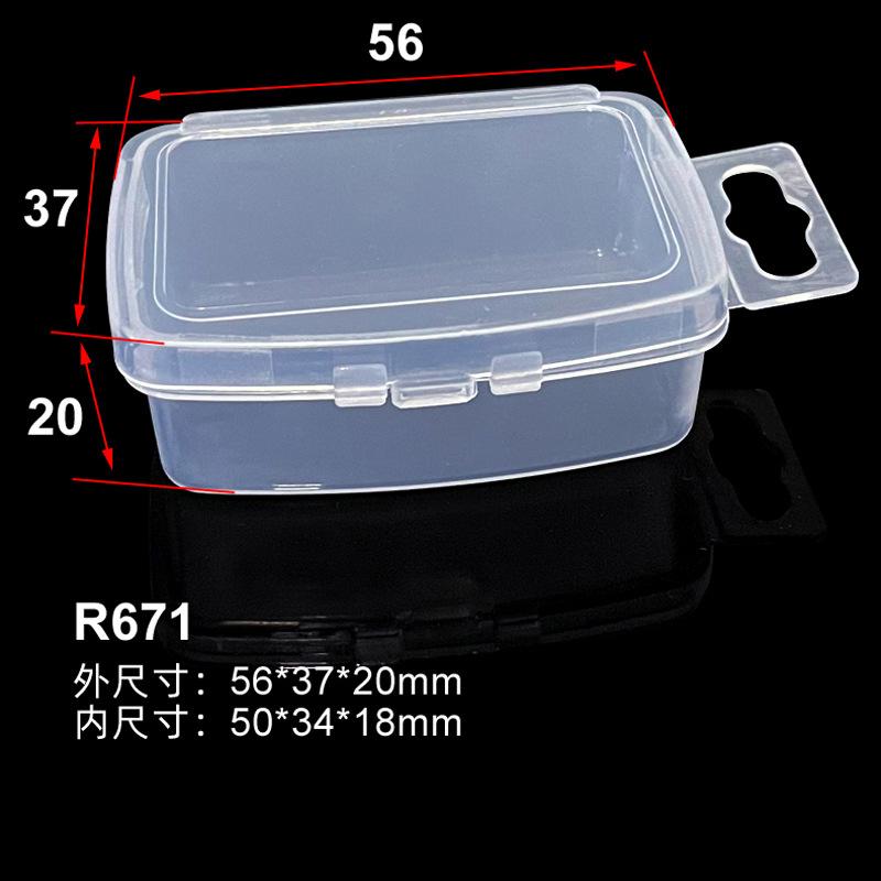R671(56*37*20r671(56*37*);transparent;with cover