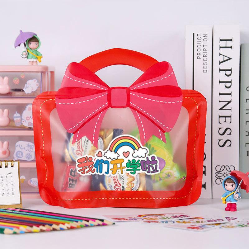 Red bow [we are starting school]; mopp+pet+pe; 19*20+6cm