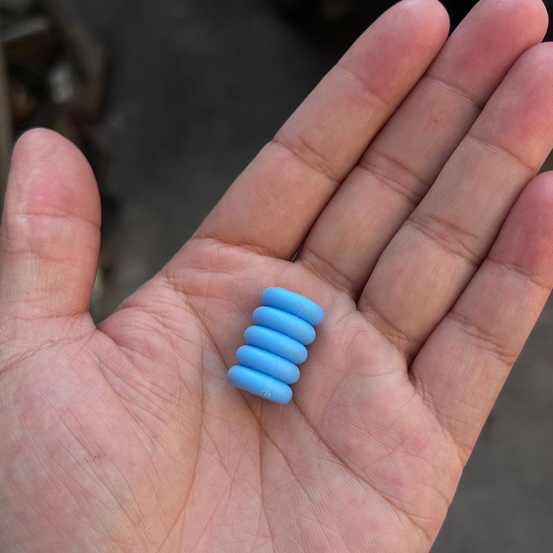 5-section soft circle blue