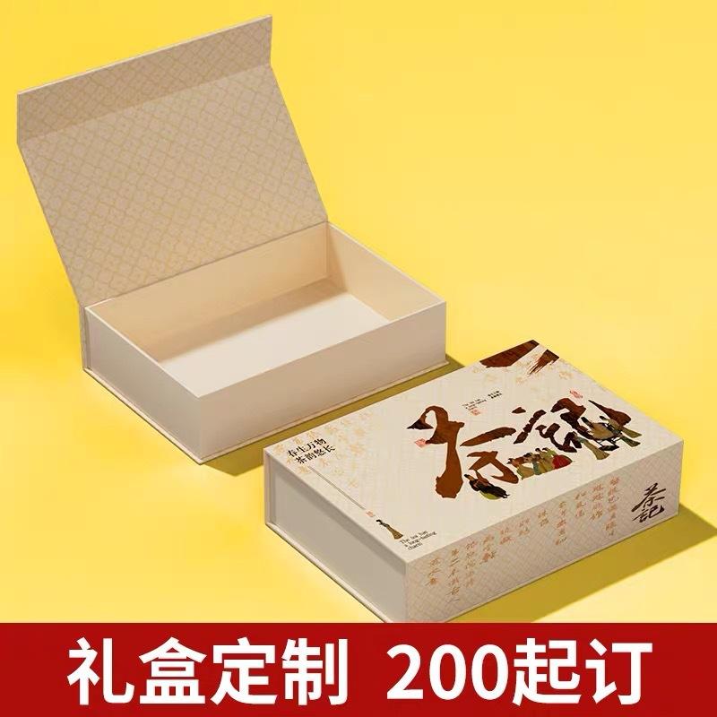 Light Luxury Gift Box Customization, High-End Cardboard Packaging Box Customization, Premium Book-Shaped Gift Box Customization, Custom Printing of Logo