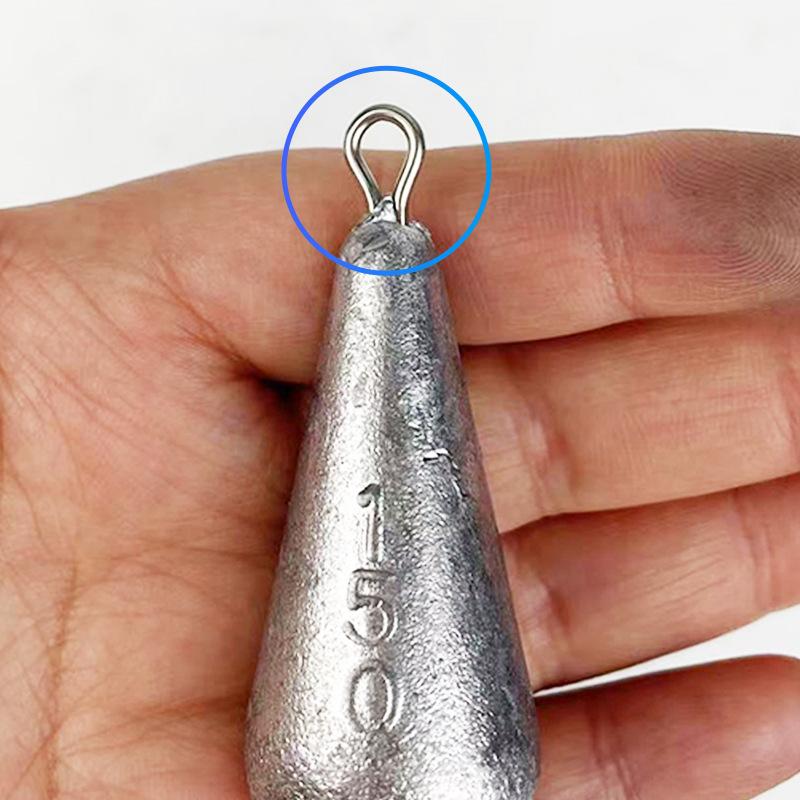 Fishing gear lead pendant water drop with ring lead pendant lead weight string hook foot gram lead pendant fishing lead pendant fishing gear accessories water drop lead pendant thumbnail 3