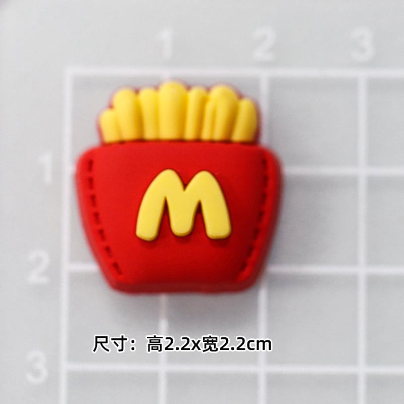 Soft glue: French fries [2.1*2.2cm small]]