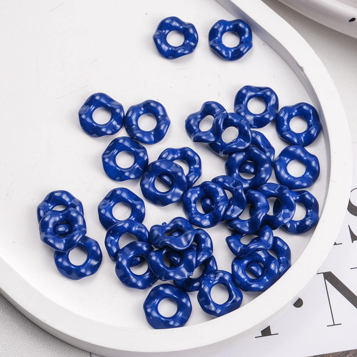 Royal blue / Mini size 7*7mm (aperture 2.5mm)