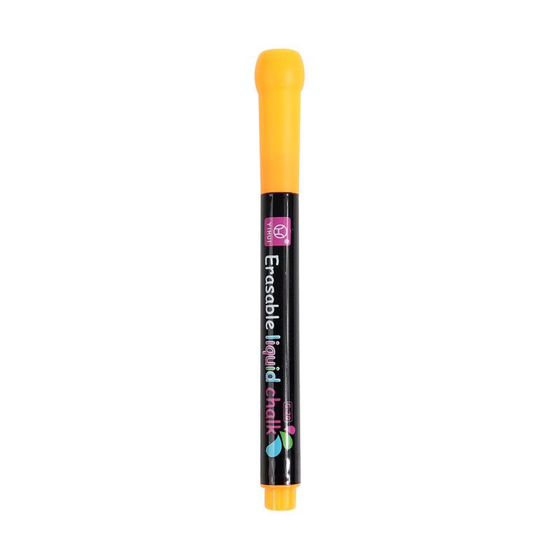 round head / G-20# Erasable Liquid Ink Black Rod Round Head-Orange