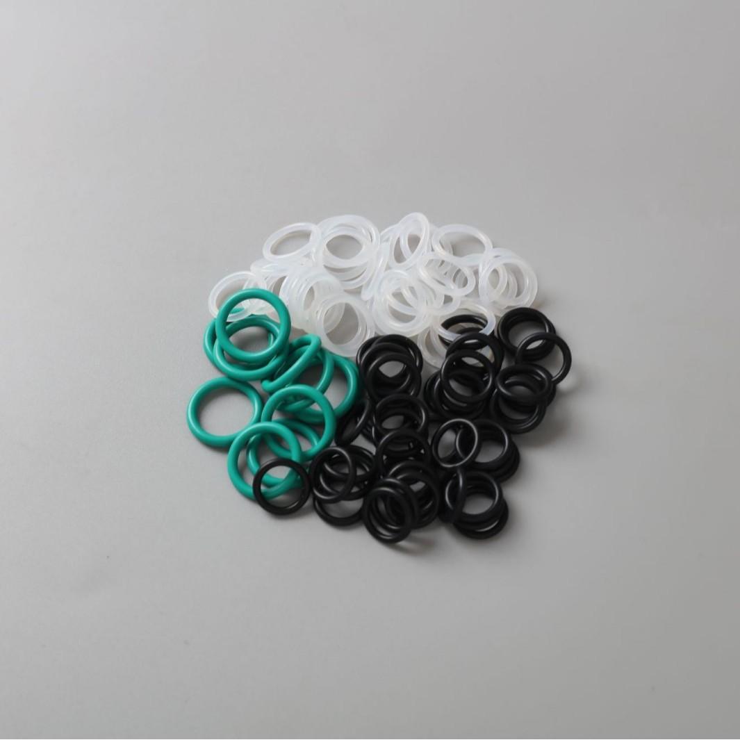 Nbr Rubber O-Ring Silicone Sealing Ring Fluorine Rubber Ring Waterproof Sealing Ring High Temperature Resistant Wear-Resistant High Temperature Sealing Ring