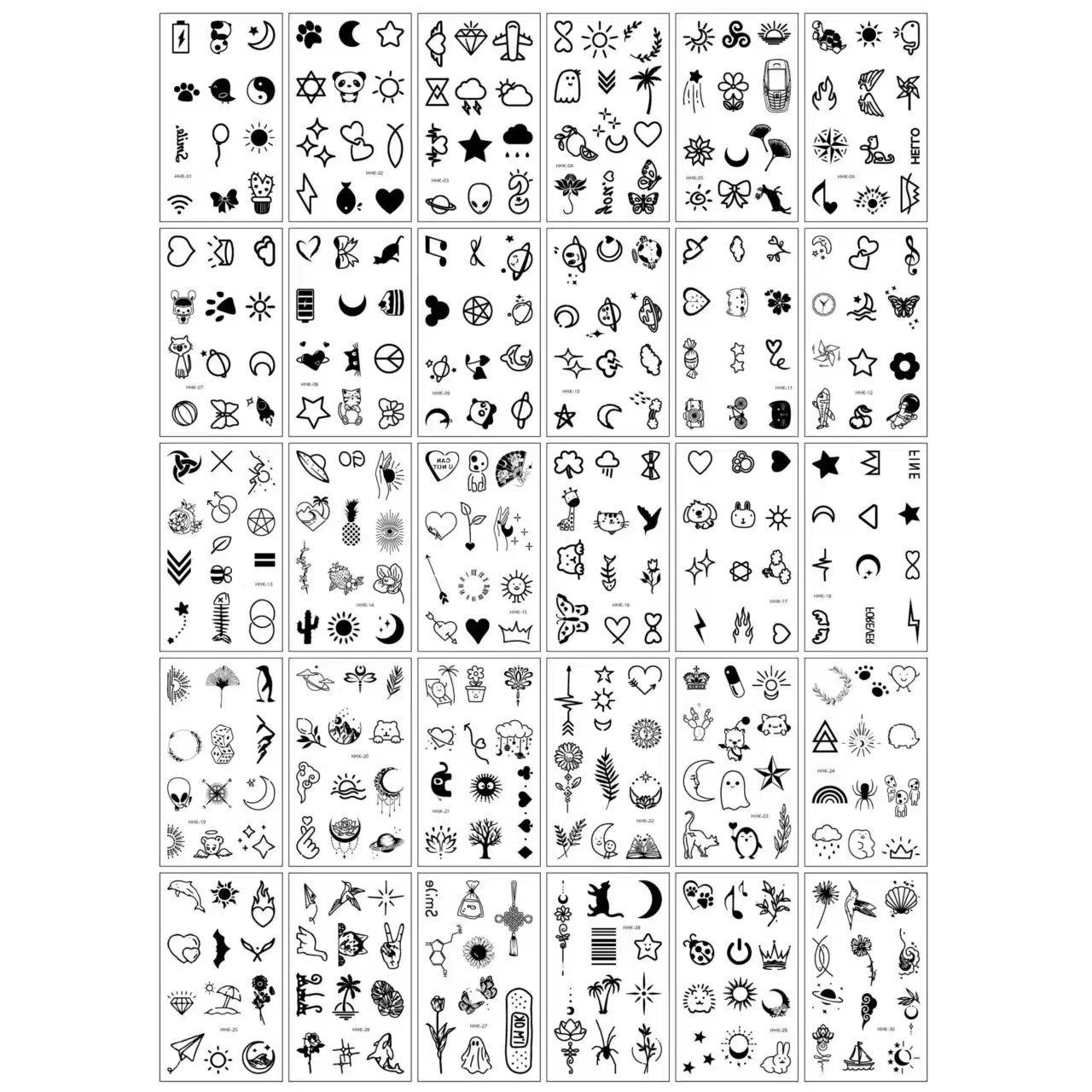 5.7*9.7cm (quantity: 30 for a set) / Tc-black finger set of 30 pieces