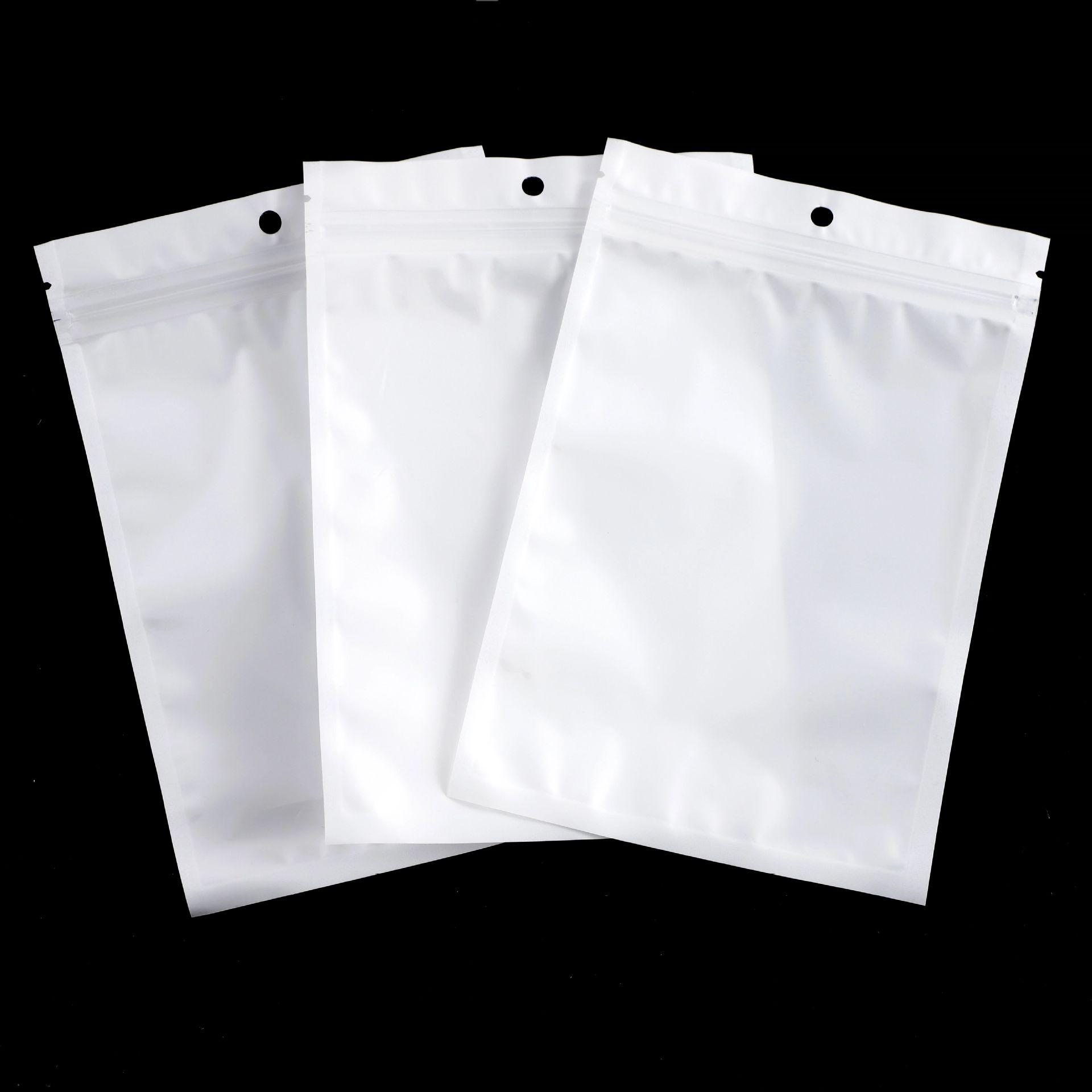 Manufacturer Pearlescent Film Yin and Yang Bone Bag Self-Sealing Plastic Seal Bag Cross-Border Xiyin Jewelry Packaging Bag