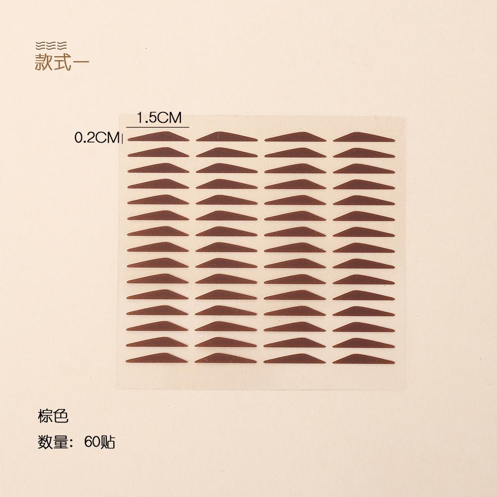 Eyeliner stickers / Brown 60 stickers