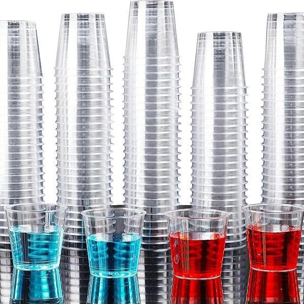 1 transparent color / 1oz cup packaging (200 pieces in airplane box)