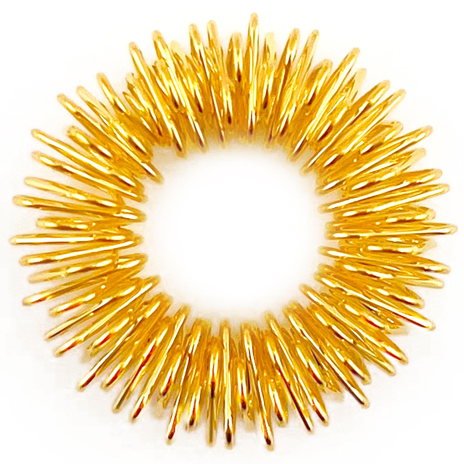 Gold spring ring 2.6g