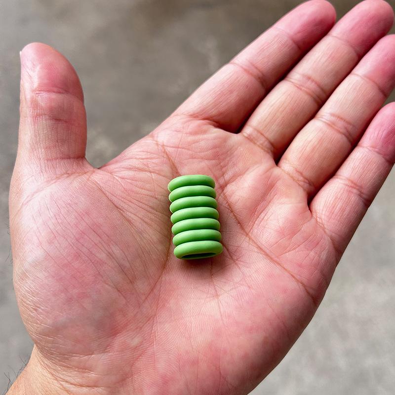 7-section soft ring, military green