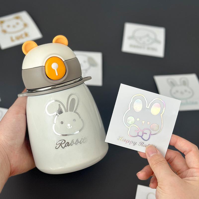 Children's cartoon metal stickers hand account stickers creative stickers Cup stickers elementary school students reward gifts water Cup hand account stickers