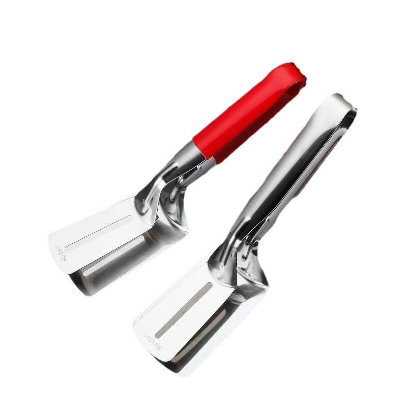 304 stainless steel steak spatula barbecue fish clip food clip kitchen bread pancake Korean barbecue fish clip thumbnail 5