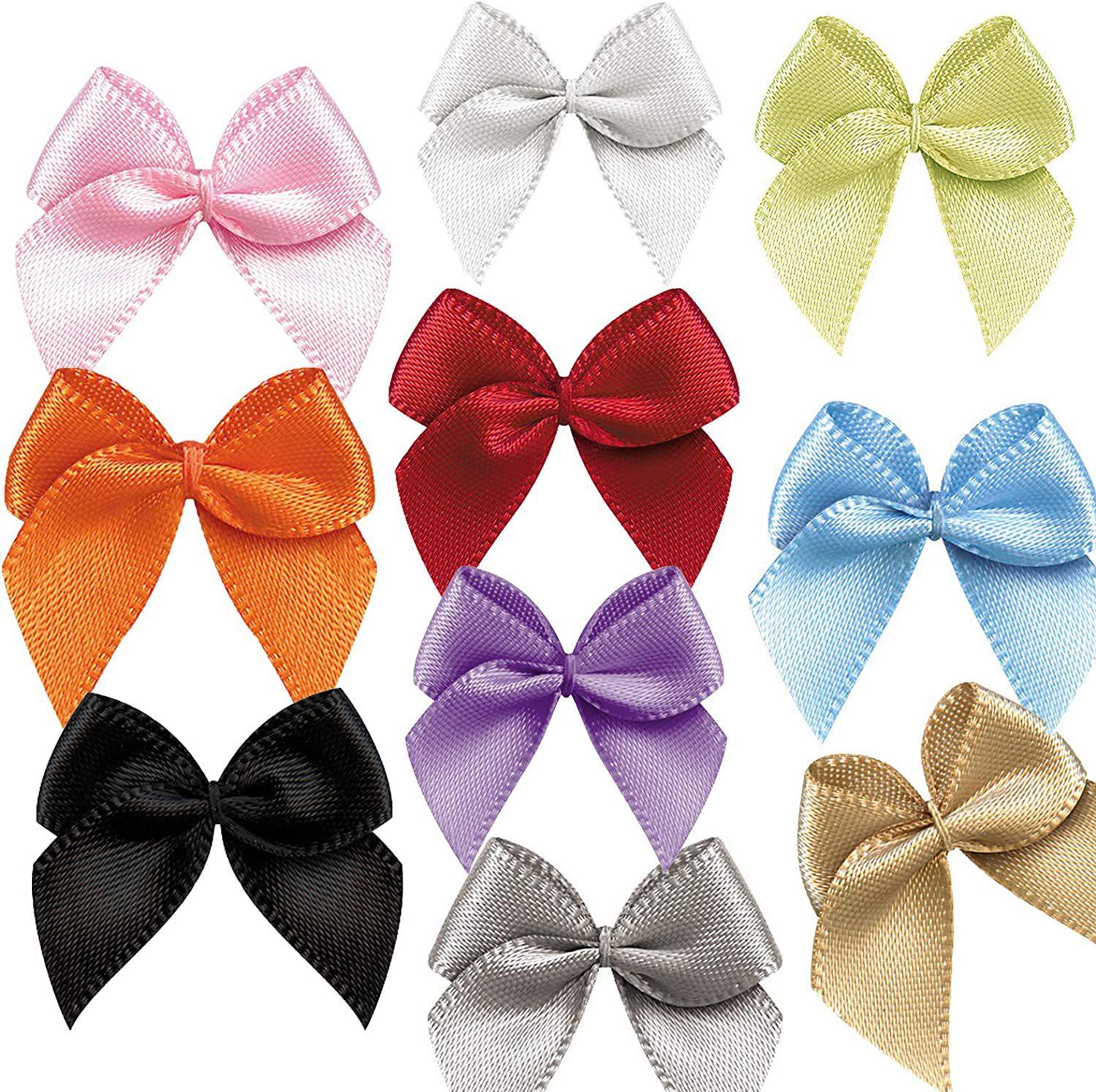 1cm polyester thread tie bow handmade diy material clothing accessories mini clothes decorative thread winding small bow tie